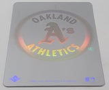 1991 Upper Deck MLB Baseball Oakland Athletics Team Logo Hologram Sticker Trading Card