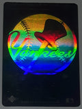 1991 Upper Deck MLB Baseball New York Yankees Team Logo Hologram Sticker Trading Card