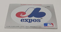 1991 Fleer MLB Baseball Montreal Expos Team Logo Sticker Trading Card