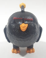 2016 McDonald's Rovio Angry Birds #9 Black Bomb 3 1/2" Tall Plastic Toy Figure