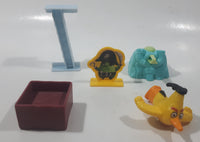 2016 McDonald's Rovio Angry Birds #5 Chuck Launcher Yellow Plastic Toy Figure Set