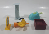 2016 McDonald's Rovio Angry Birds #5 Chuck Launcher Yellow Plastic Toy Figure Set