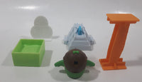 2016 McDonald's Rovio Angry Birds Pilot Pig Launcher Plastic Toy Figure Set