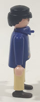 1990 Geobra Playmobil Blue Jacket Cream Pants 2 3/4" Tall Toy Figure