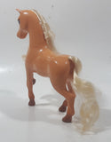 2009 Mattel Barbie Palomino Brown Horse 6 1/2" Tall Plastic Toy Figure