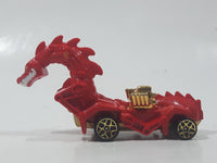 2012 Hot Wheels Year of the Dragon Edition Rodzilla Red Die Cast Toy Car Vehicle