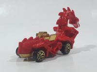 2012 Hot Wheels Year of the Dragon Edition Rodzilla Red Die Cast Toy Car Vehicle