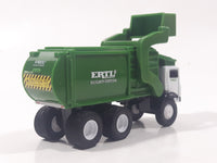 ERTL Learning Curve Bi-county Disposal Dump Truck White and Green Metal and Plastic Die Cast Toy Car Vehicle