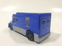 Rare 2006 Maisto Marvel Manhattan Safe Armored Car Co. Blue Die Cast Toy Car Vehicle