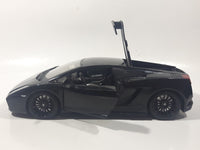 Maisto Lamborghini Gallardo Superleggera Black 1/18 Scale Die Cast Toy Car Vehicle with Opening Doors Hood and Trunk