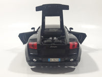 Maisto Lamborghini Gallardo Superleggera Black 1/18 Scale Die Cast Toy Car Vehicle with Opening Doors Hood and Trunk