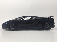 Maisto Lamborghini Gallardo Superleggera Black 1/18 Scale Die Cast Toy Car Vehicle with Opening Doors Hood and Trunk