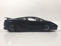 Maisto Lamborghini Gallardo Superleggera Black 1/18 Scale Die Cast Toy Car Vehicle with Opening Doors Hood and Trunk