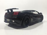 Maisto Lamborghini Gallardo Superleggera Black 1/18 Scale Die Cast Toy Car Vehicle with Opening Doors Hood and Trunk