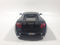 Maisto Lamborghini Gallardo Superleggera Black 1/18 Scale Die Cast Toy Car Vehicle with Opening Doors Hood and Trunk