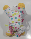 Sunny Days Entertainment White Spotted Rainbow Unicorn 6" Long Plush Stuffed Character