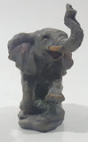 Elephant 3 1/2" Long Resin Wildlife Ornament