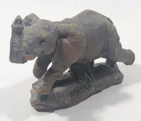 Elephant 3 1/2" Long Resin Wildlife Ornament