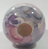 Egg on Pedestal 5 3/4" Tall Ceramic Ornament Signed