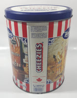 HTF Hawkins Cheezies Corn Snacks "Always on Top" Fresh, Crisp, and Delicious Limited Edition Tin Metal Canister