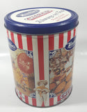 HTF Hawkins Cheezies Corn Snacks "Always on Top" Fresh, Crisp, and Delicious Limited Edition Tin Metal Canister