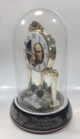 The Godfather 10" Tall Glass Dome Anniversary Clock (Cracked Face)