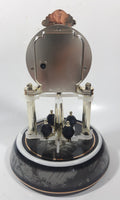 The Godfather 10" Tall Glass Dome Anniversary Clock (Cracked Face)