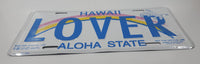 1993 Albert Elovitz Hawaii Aloha State "LOVER" Novelty Metal Vehicle License Plate Tag