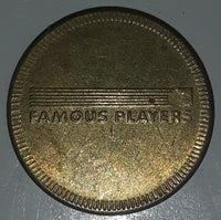 Vintage Famous Players Tech Town Gaming Game Token Metal Coin