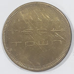 Vintage Famous Players Tech Town Gaming Game Token Metal Coin