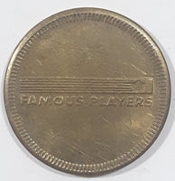 Vintage Famous Players Tech Town Gaming Game Token Metal Coin