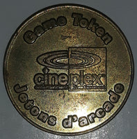 Vintage Famous Players Cineplex Odeon Galaxy No Cash Value Gaming Game Token Metal Coin