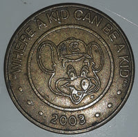 2003 Chuck E. Cheese No Cash Value Gaming Game Token Metal Coin