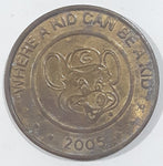2005 Chuck E. Cheese No Cash Value Gaming Game Token Metal Coin