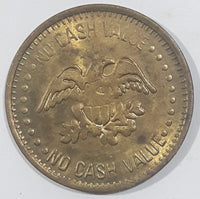 Horseshoe and Star Themed No Cash Value Metal Token Coin