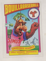 1987 Topps Chewing Gum Alien Productions Bouillabaseball Alf Trading Cards (Individual)