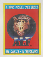 1987 Topps Chewing Gum Alien Productions Alf Trading Cards 69 Card + 18 Stickers Full Set