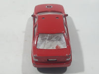 Unknown Brand #121 Fire Dept Rescue Unit Red Sedan Die Cast Toy Car Vehicle