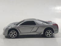 Maisto 2002 Cadillac Cien Concept Silver Die Cast Toy Car Vehicle