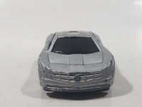 Maisto 2002 Cadillac Cien Concept Silver Die Cast Toy Car Vehicle