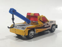 2002 Matchbox Service Station GMC Wrecker Tow Truck Rapid Rescue Yellow Die Cast Toy Car Vehicle