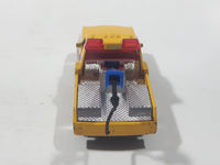 2002 Matchbox Service Station GMC Wrecker Tow Truck Rapid Rescue Yellow Die Cast Toy Car Vehicle