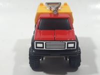 Vintage 1984 Buddy L Fire Dept Truck Red Pressed Steel and Plastic Die Cast Toy Car Vehicle