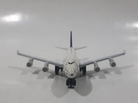 2009 Matchbox Lufthansa Boeing 747-400 Jumbo Passenger Jet Airplane White Die Cast Toy Car Vehicle