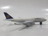 2009 Matchbox Lufthansa Boeing 747-400 Jumbo Passenger Jet Airplane White Die Cast Toy Car Vehicle