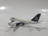 2009 Matchbox Lufthansa Boeing 747-400 Jumbo Passenger Jet Airplane White Die Cast Toy Car Vehicle