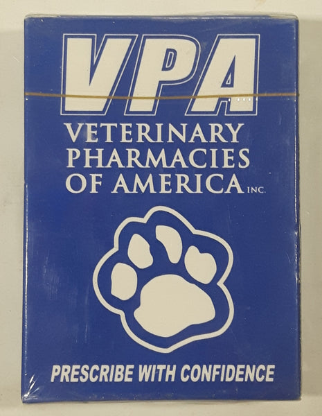 VPA Veterinarian Pharmacies of America Prescribe With Confidence Pack of Playing Cards New Sealed in Plastic