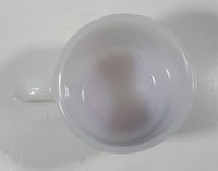 Vintage Glasbake Grandpa Grandfather Poem White Milk Glass Coffee Mug Cup 59 Made in U.S.A.