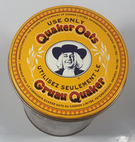 1992 The Quaker Oats Company Quaker Tolled White Oats Replica 1896 Label 8" Tall Tin Metal Canister