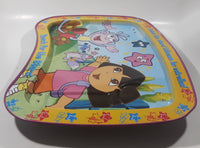 2003 Viacom Nickelodeon Jr Dora The Explorer Reach For The Stars! Metal Folding TV Dinner Lunch Tray